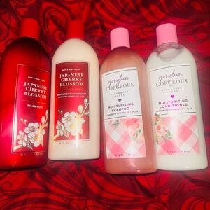 Bath & Body Works Japanese Cherry Blossom Shampoo and Conditioner Set